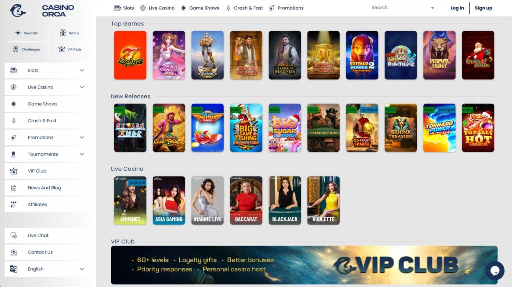 Casino Orca Screenshot