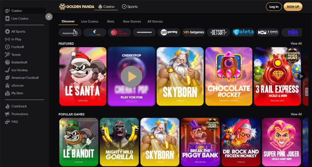 Golden Panda Screenshot