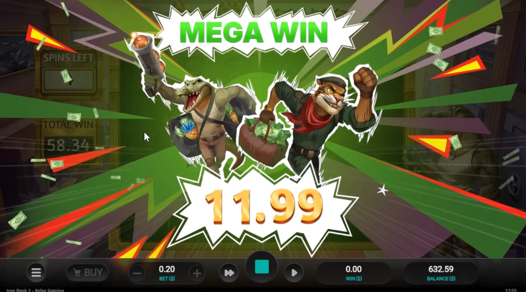 Xenokrz – 9,459x on Iron Bank 2