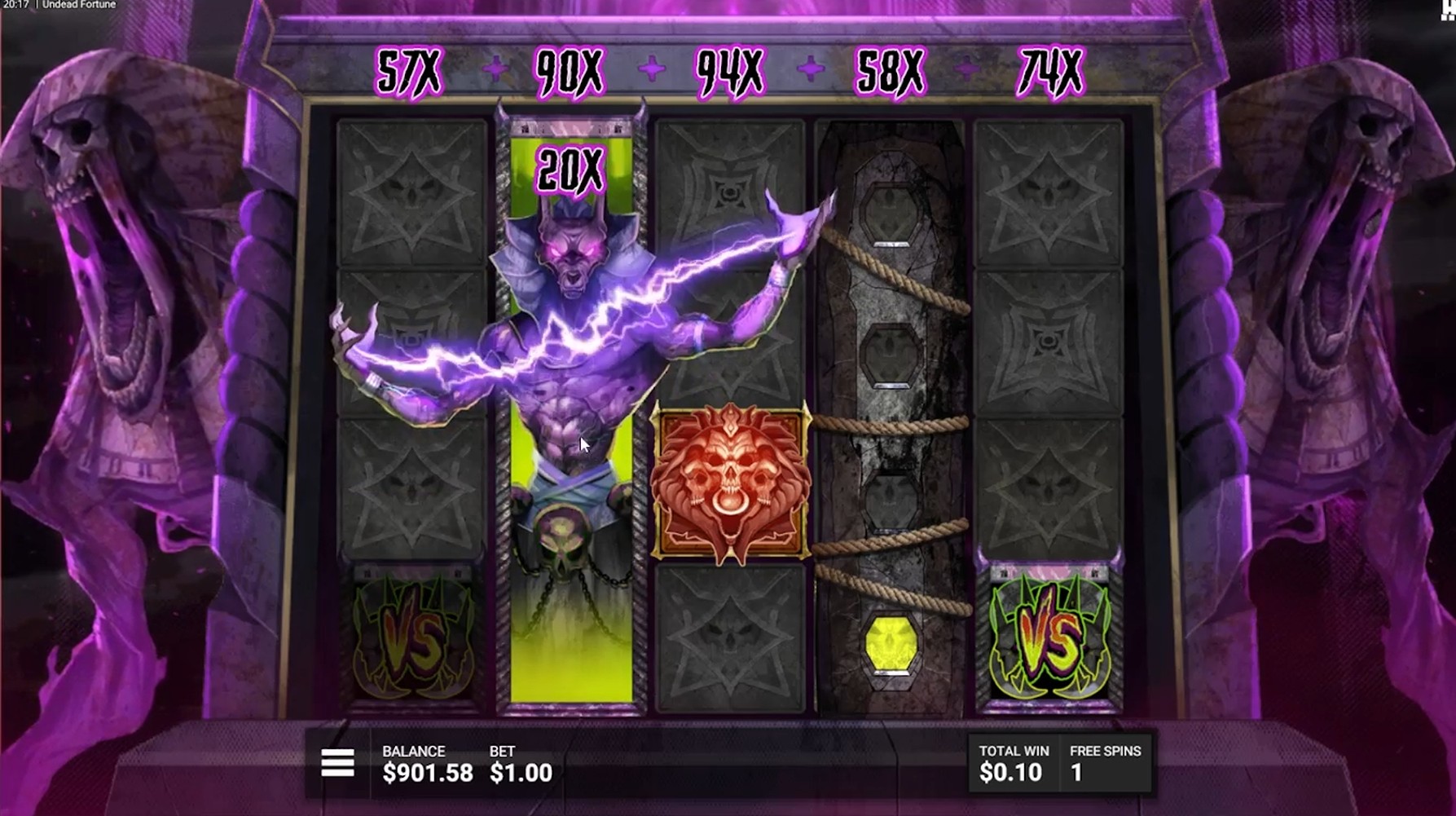 Fynbo – 852x on Undead Fortune