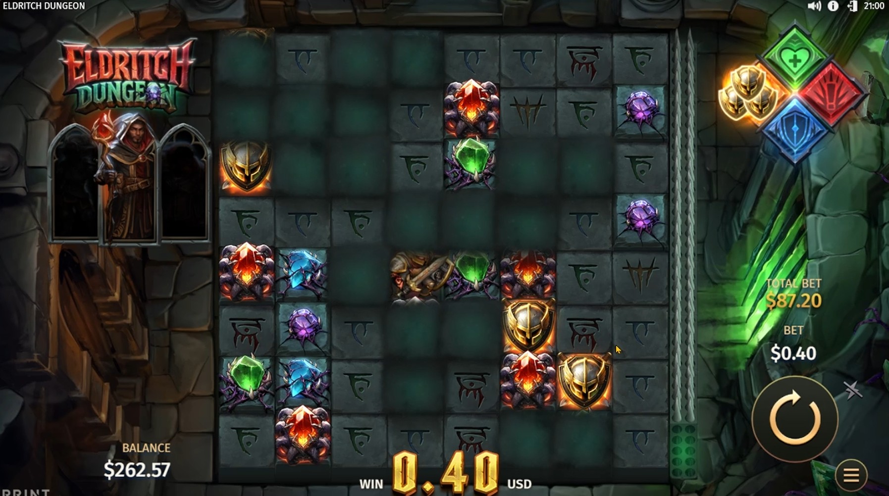 Supersmask – 1,034x on Eldritch Dungeon