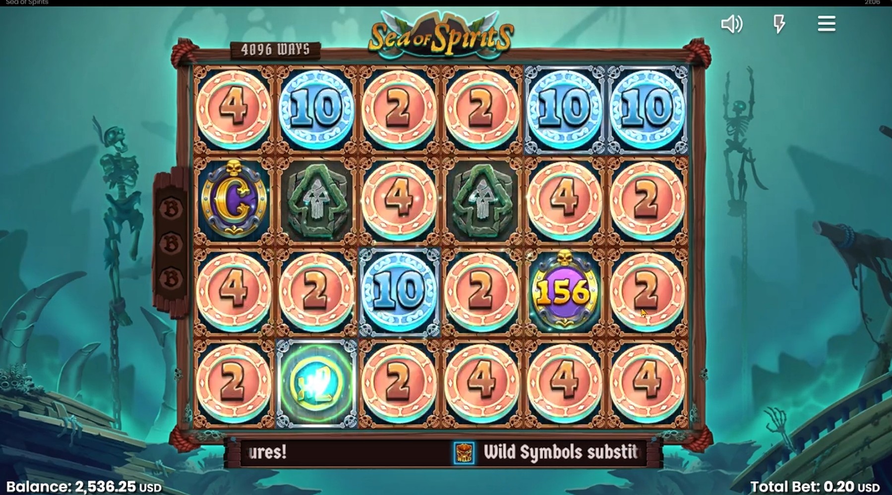 Supersmask – 6,254x on Sea of Spirits