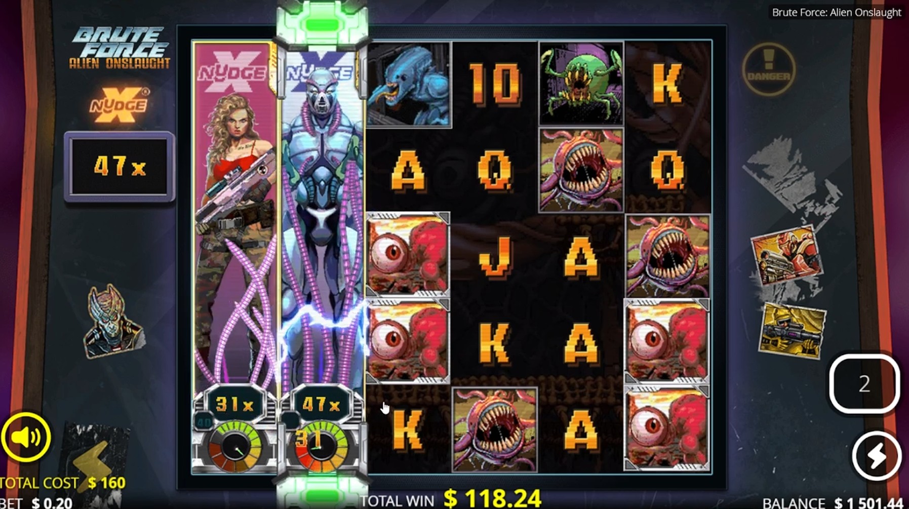 Fynbo – 4,718x on Brute Force Alien Onslaught