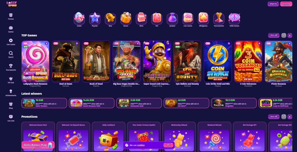 Lollyspins Screenshot